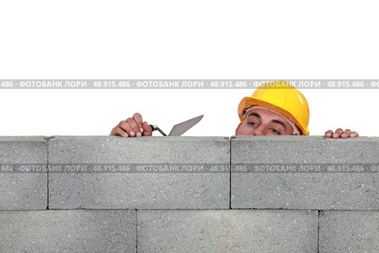 Stonemason. Стоковое фото, агентство Ingram Publishing / Фотобанк Лори