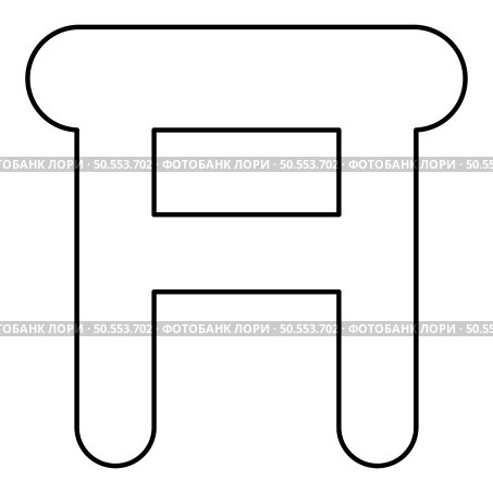 Stool tabouret with legs legged wooden contour outline line icon black color vector illustration image thin flat style simple. Stool tabouret with legs legged wooden contour outline line icon black color vector illustration image thin flat style. Стоковая иллюстрация, агентство Ingram Publishing / Фотобанк Лори