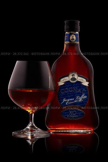 St.Petersburg, Russia - May 2018 - Cognac Jacques Laffitte XO Superior. Редакционное фото, фотограф Мельников Дмитрий / Фотобанк Лори