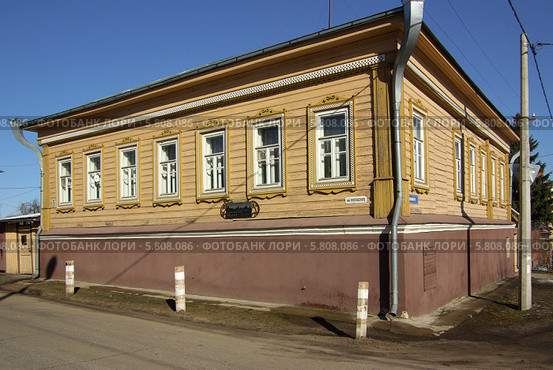 Странноприимный дом Щукина Трофима Моисеевича  в старой Коломне (2014 год). Редакционное фото, фотограф Natalia Sidorova / Фотобанк Лори