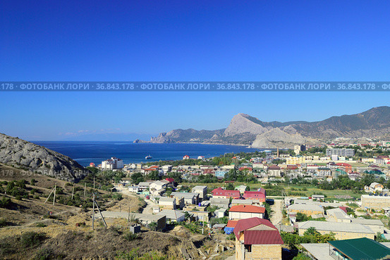 Sudak city. Crimea. Ukraine (2013 год). Стоковое фото, фотограф Арестов Андрей Павлович / Фотобанк Лори