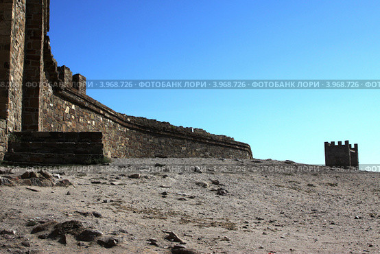 Судак. Генуэзская крепость (2012 год). Стоковое фото, фотограф Free Wind / Фотобанк Лори