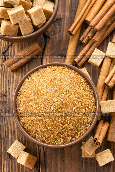 Sugar and cinnamon. Стоковое фото, агентство Ingram Publishing / Фотобанк Лори