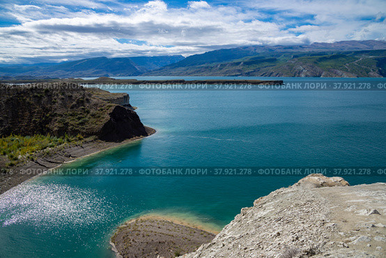 Сулакское водохранилище. Республика Дагестан, Россия. Стоковое фото, фотограф Анна Карасева / Фотобанк Лори