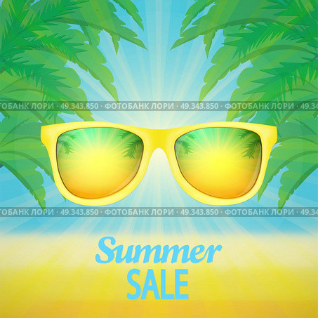 summer sale banner. Стоковая иллюстрация, агентство Ingram Publishing / Фотобанк Лори