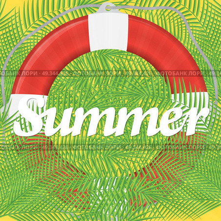 Summer time banner. Стоковая иллюстрация, агентство Ingram Publishing / Фотобанк Лори