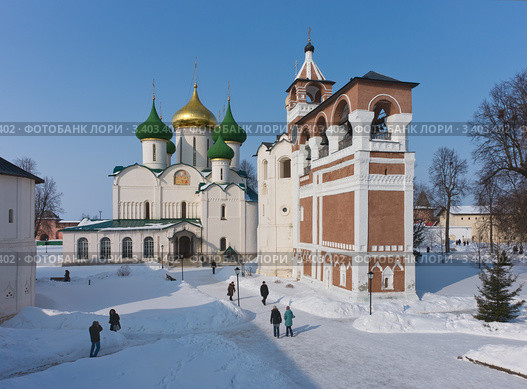 Суздаль. В Спасо-Евфимиевом монастыре (2012 год). Редакционное фото, фотограф Павел Широков / Фотобанк Лори