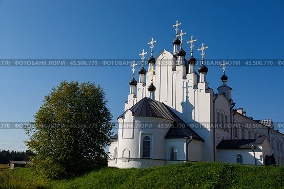 Свято-Артемиево Веркольский мужской монастырь (2022 год). Стоковое фото, фотограф Николай Гернет / Фотобанк Лори