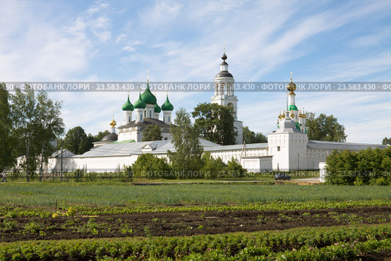 Свято-Введенский Толгский монастырь в городе Ярославле (2014 год). Стоковое фото, фотограф Солодовникова Елена / Фотобанк Лори