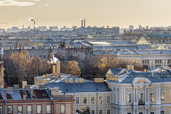 Такие разные Петербургские крыши. Стоковое фото, фотограф Юрий Шурчков / Фотобанк Лори