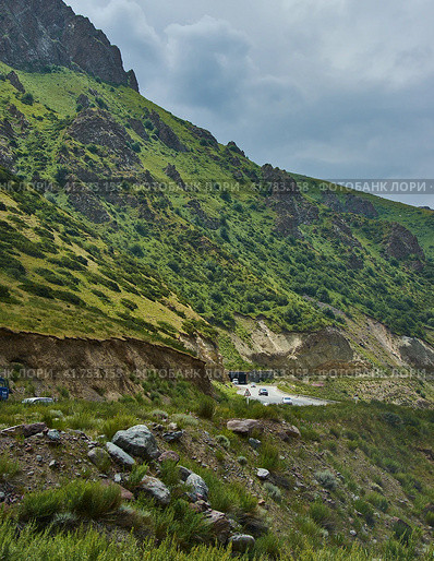 Taldyk Pass, 3615 m, Pamir Highway. Kyrgyzstan. (2023 год). Стоковое фото, фотограф Александр Fanfo / Фотобанк Лори