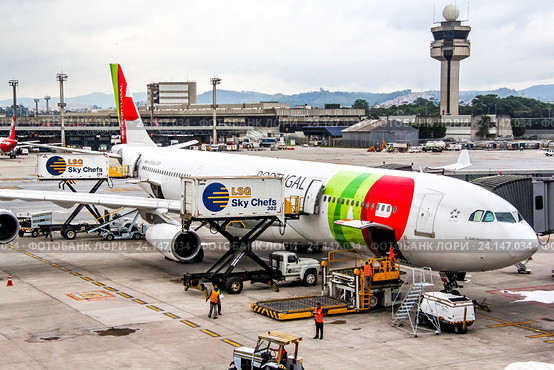TAP Portugal Airbus A340 (2015 год). Редакционное фото, фотограф Art Konovalov / Фотобанк Лори
