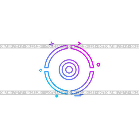 Target icon design vector. Стоковая иллюстрация, агентство Ingram Publishing / Фотобанк Лори