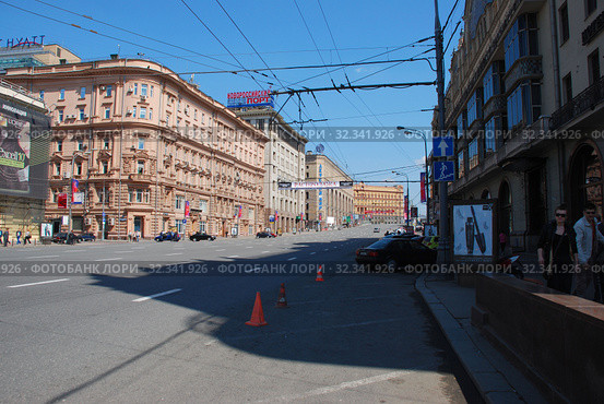 Театральный проезд. Тверской район. Город Москва. Россия (2009 год). Редакционное фото, фотограф lana1501 / Фотобанк Лори