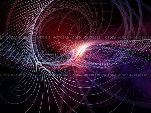 Technology of Numbers series. Artistic abstraction composed of digits, grids and lights on the subject of technology, science and the world of computer information. Стоковое фото, агентство Ingram Publishing / Фотобанк Лори