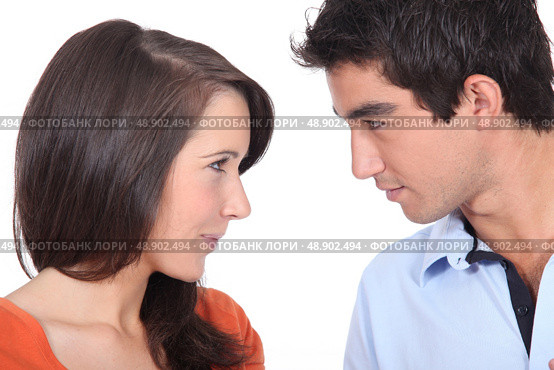 Teens face to face. Стоковое фото, агентство Ingram Publishing / Фотобанк Лори