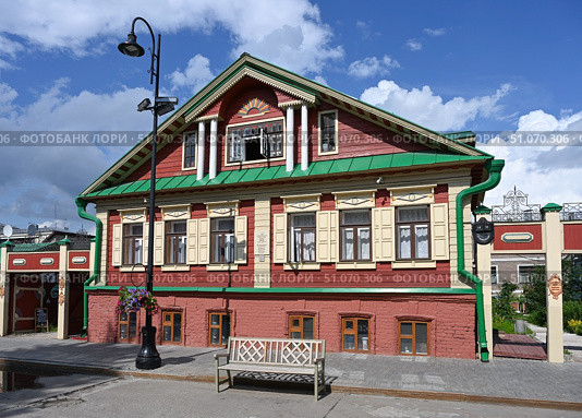 The historical center of the city of Kazan "Staro-Tatarskaya Sloboda", Russia. Редакционное фото, фотограф Алексей Кузнецов / Фотобанк Лори