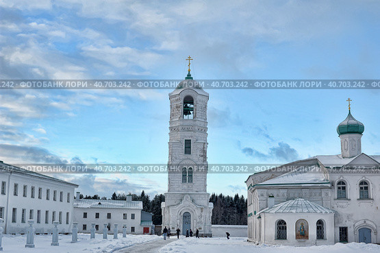 The Holy Trinity Alexander Svirsky Monastery (2013 год). Стоковое фото, фотограф Анна Кривицкая / Фотобанк Лори