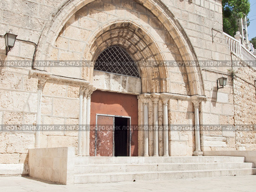 The Tomb of Mary. This is regarded to be the burial place of Mary, Mother of Jesus. Jerusalem, Israel. Стоковое фото, агентство Ingram Publishing / Фотобанк Лори