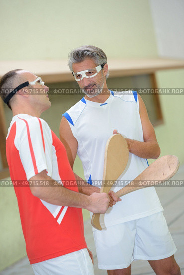 they are two pala players. Стоковое фото, агентство Ingram Publishing / Фотобанк Лори