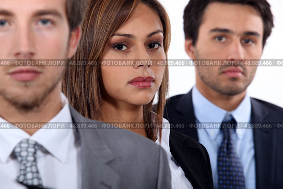 Three young executives. Стоковое фото, агентство Ingram Publishing / Фотобанк Лори