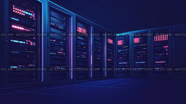 throughput stretching data server ai generated. Стоковое AI-изображение, AI-художник Vectorwin / Фотобанк Лори
