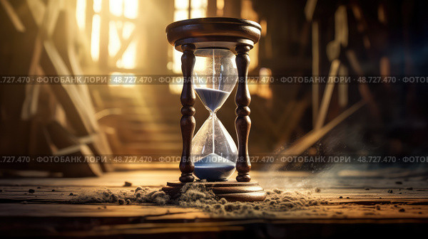 timepiece old hour glass ai generated. Стоковое AI-изображение, AI-художник Vectorwin / Фотобанк Лори