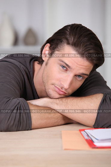 Tired man. Стоковое фото, агентство Ingram Publishing / Фотобанк Лори
