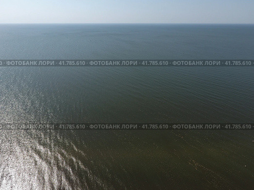 Top view of the Sea of Azov. Стоковое фото, фотограф Леонид Еремейчук / Фотобанк Лори
