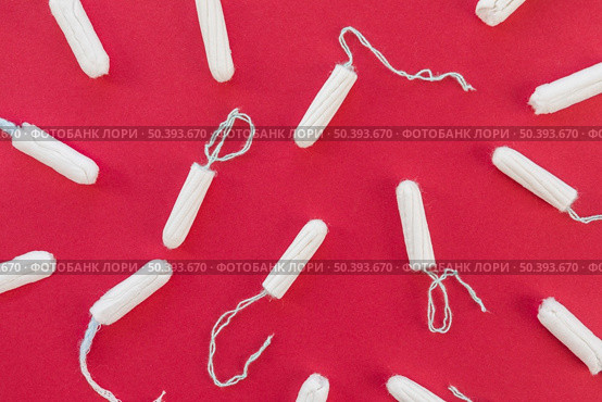 top view tampons. Стоковое фото, агентство Ingram Publishing / Фотобанк Лори
