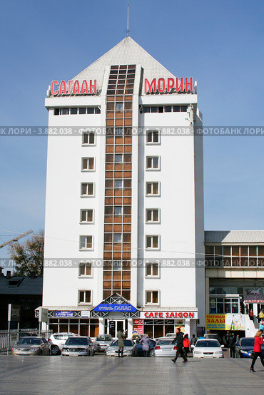 Торгово-развлекательный комплекс "Сагаан-Морин". Улан-Удэ (2012 год). Редакционное фото, фотограф Анна Зеленская / Фотобанк Лори