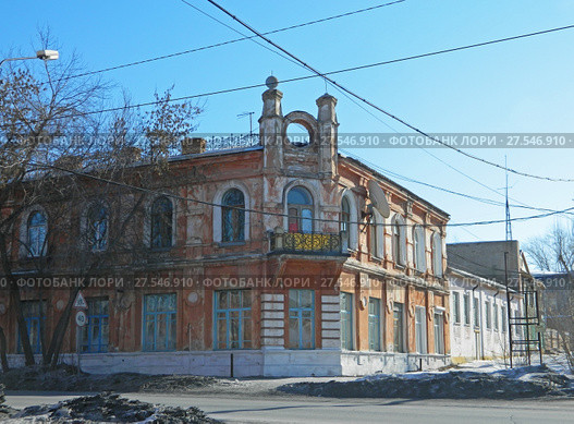 Торгово-жилая усадьба Долинина. Ачинск (2012 год). Стоковое фото, фотограф Сапрыгин Сергей / Фотобанк Лори