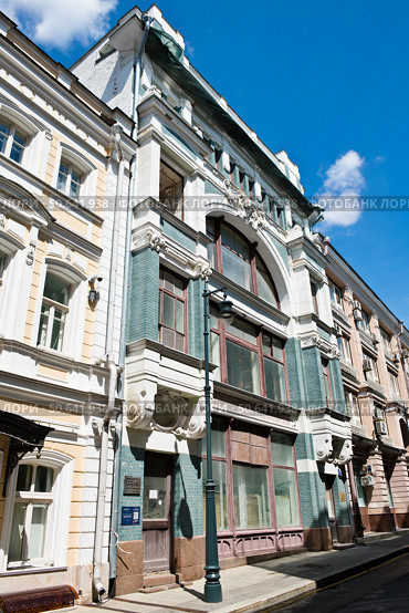 Торговый дом Василия Аршинова. Старопанский переулок, дом 5. Москва. Россия. Редакционное фото, фотограф E. O. / Фотобанк Лори