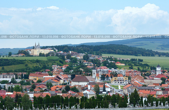 Town in Slovakia. Стоковое фото, фотограф Юрий Брыкайло / Фотобанк Лори