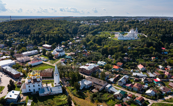 Townscape of Gorokhovets, Vladimir Oblast. Стоковое фото, фотограф Яков Филимонов / Фотобанк Лори