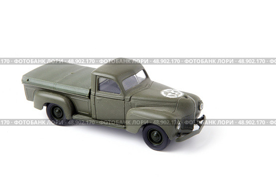 Toy pick-up truck. Стоковое фото, агентство Ingram Publishing / Фотобанк Лори
