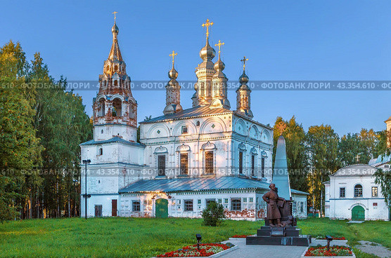 Transfiguration Church, Veliky Ustyug, Russia. Стоковое фото, фотограф Boris Breytman / Фотобанк Лори