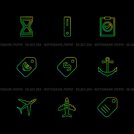 travel , money , shopping , destination , navigation , search , document , car , bus , plane , code , network , seo , sale , tag , discount , icon, vector, design,  flat,  collection, style, creative,  icons. Стоковая иллюстрация, агентство Ingram Publishing / Фотобанк Лори