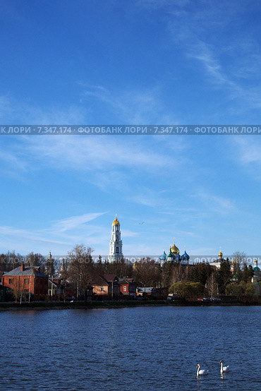Троице-Сергиева лавра, Сергиев Посад (2015 год). Стоковое фото, фотограф Алексей Дроздов / Фотобанк Лори