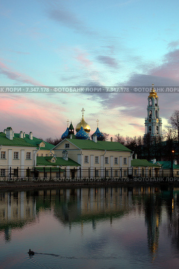 Троице-Сергиева лавра, Сергиев Посад (2015 год). Стоковое фото, фотограф Алексей Дроздов / Фотобанк Лори