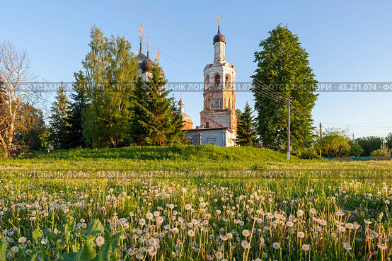 Троицкая церковь, село Дединово (2024 год). Редакционное фото, фотограф Ирина Яровая / Фотобанк Лори