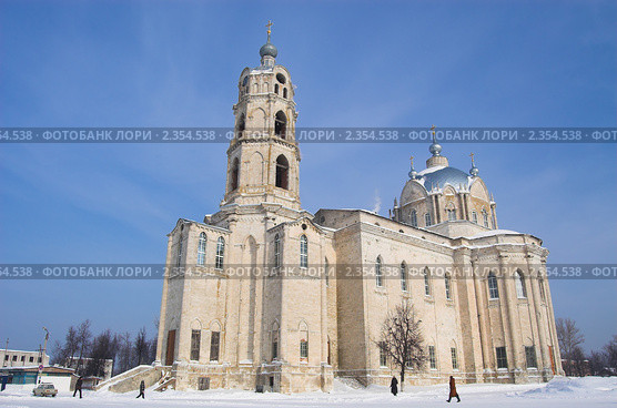 Троицкая церковь в поселке Гусь-Железный (2006 год). Стоковое фото, фотограф Владимир Горощенко / Фотобанк Лори