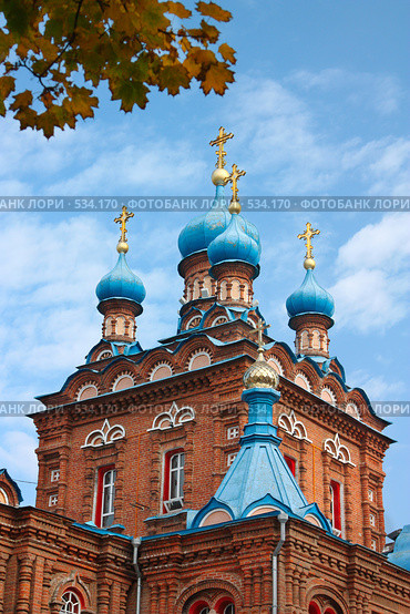 Церковь Георгия Победоносца. Краснодар (2008 год). Стоковое фото, фотограф Tatiana / Фотобанк Лори