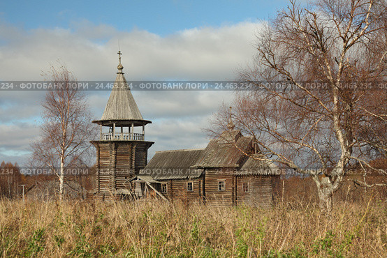 Церковь Илии Пророка (деревня Поля, Карелия) (2016 год). Стоковое фото, фотограф Самохвалов Артем / Фотобанк Лори