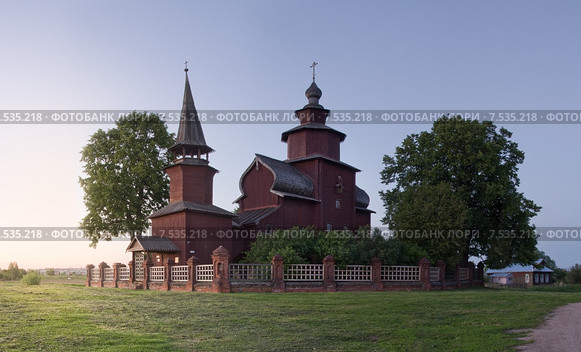 Церковь Иоанна Богослова на Ишне. Ярославская область, Россия. Стоковое фото, фотограф Алексей Лобанов / Фотобанк Лори