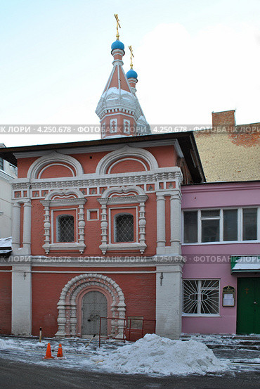 Церковь Космы и Дамиана Ассийских, что в Старых Панех, Москва (2013 год). Стоковое фото, фотограф lana1501 / Фотобанк Лори