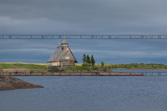 Церковь на острове. Стоковое фото, фотограф Михаил Иванов / Фотобанк Лори