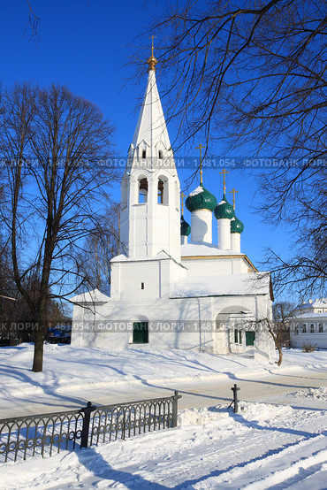 Церковь Николая Чудотворца в Рубленом Городе.Ярославль (2010 год). Стоковое фото, фотограф Святослав Корнев / Фотобанк Лори