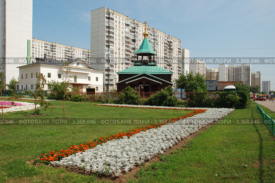 Церковь Покрова Пресвятой Богородицы в Раменках. Москва (2011 год). Стоковое фото, фотограф lana1501 / Фотобанк Лори
