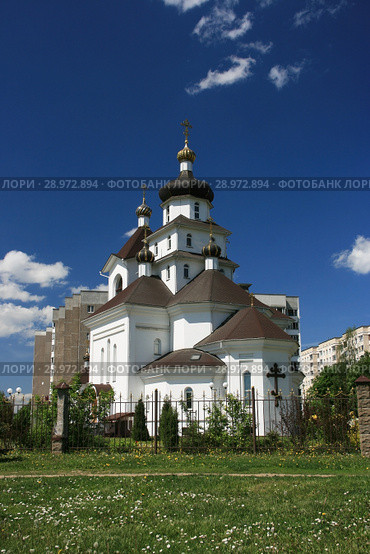 Церковь Праведной Софии Слуцкой (2018 год). Редакционное фото, фотограф Марина Шатерова / Фотобанк Лори